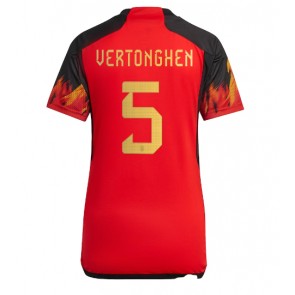 Lacne Ženy Futbalové dres Belgicko Jan Vertonghen #5 MS 2022 Krátky Rukáv - Domáci